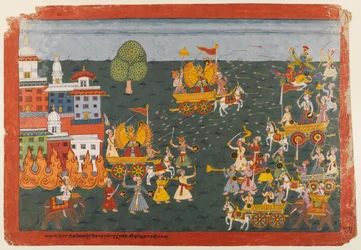 Folio from a Bhagavata Purana series, c.1800